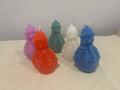 Snowman candle
