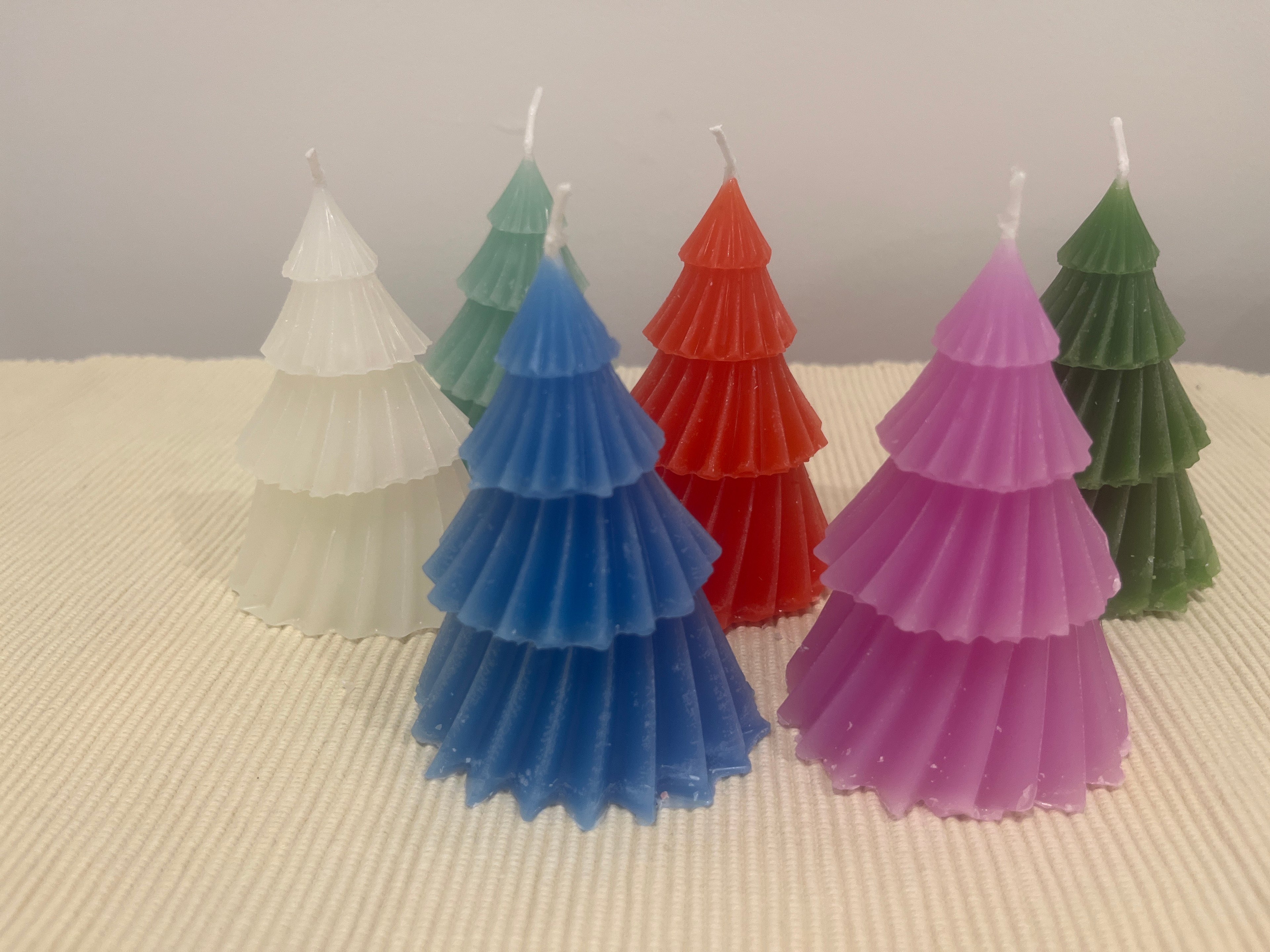 Small Christmas tree candle