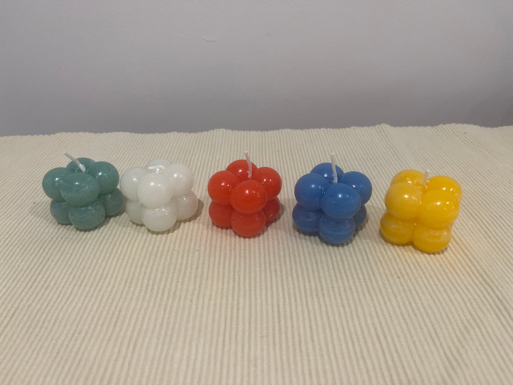 Small bubble candle